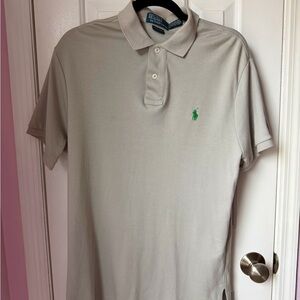 Ralph Lauren Light Gray Polo Shirt size medium
